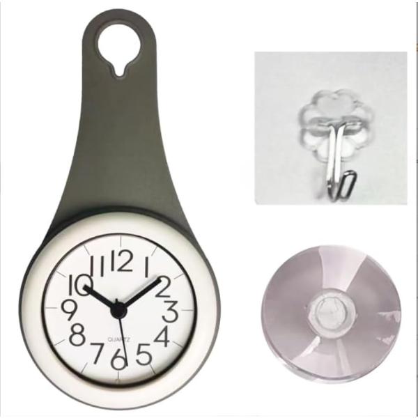 バリエーションコード : 2B29UK4QRHシンプルで使いやすい防水時計。シンプルなデザインなので浴室・台所・寝室・リビングなどどこでも使えます。壁掛け式・吸盤・フック付き粘着シート付。超強力防水・精緻で見やすい針・多機能フック幅105m...