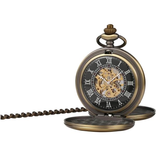 バリエーションコード : 2B9S0RU6THクラシックスタイルの懐中時計は、アンティークなデザインにヴィンテージ感とファッション性を兼ね備えており、スケルトンの文字盤からは精巧なギアの動きが見えます。機械式手巻きムーブメントは、正確な時間...