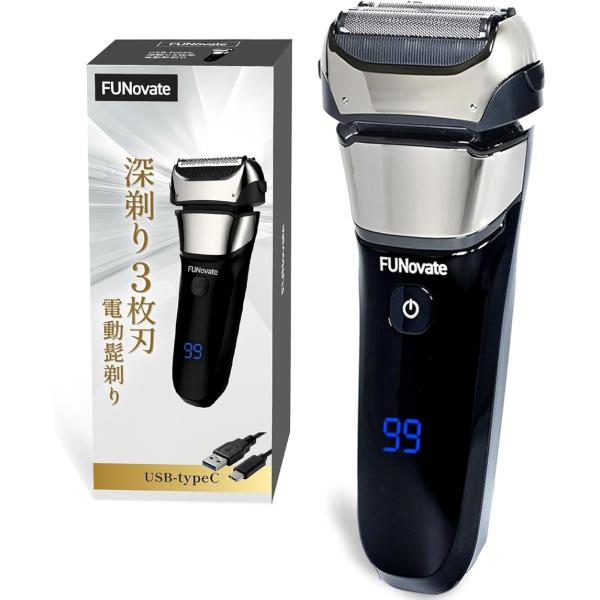 「肌密着3Dヘッド」メンズ 電動ひげそり は可動域が大きく、左右首振りの3Dヘッドが顔の凹凸に密着し肌との摩擦を軽減するスムーズな剃り心地。短時間のシェービングで剃り残しのない深剃りを実現します。「切れ味が良く肌に優しい」少ない往復でよく剃...