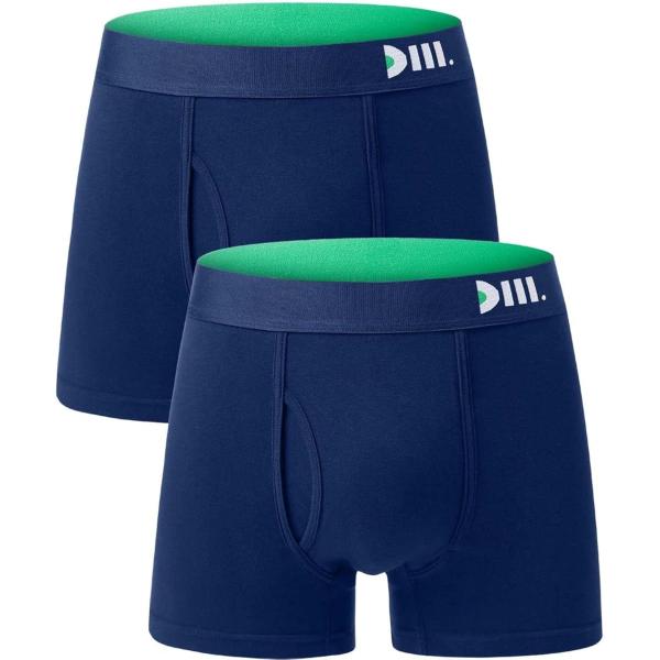 他サイト： 尿漏れパンツ メンズ ボクサー 消臭抗菌 2枚 ネイビー2枚(ネイビー,  L)の商品画像