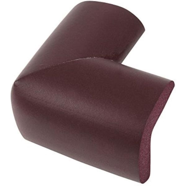 他サイト： コーナークッション 角 8個 セット 両面テープ 付き TA_CG002 L型厚手 ブラウン(ブラウン,  L型厚手（角）)の商品画像