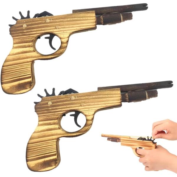 「連射可能タイプ」打つたびに何度も輪ゴムを変えなくていい連射式なので、一度に沢山遊べて便利です。ご自宅にある輪ゴムを引っ掛けるだけの簡単な仕組みなので、どなたでも気軽に遊ぶことができます。「安心の木製素材」自然のあたたかみを感じられる、やさ...