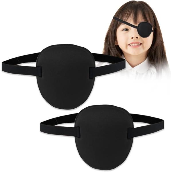 バリエーションコード : 2BJ5PPP121片目眼帯 両目兼用タイプ 子供用 嬉しい2点セット：目の周りに圧力がかかりにくい立体設計の右目と左目の両目使えるオシャレな片目用眼帯のセットになります。軽量かつ通気性にも優れ、長時間着用しても負...