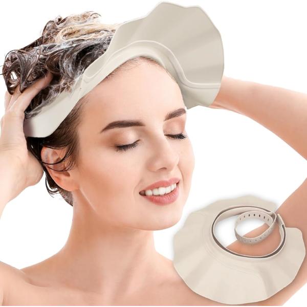 バリエーションコード : 2BJG3RYT6X「快適なバスタイム」Juterlのシャワーキャップは、大人用から子供用まで使える21段階のサイズ調整機能を備えており、どんな頭のサイズにもぴったりフィット。介護が必要な方でも、快適に髪を洗うこと...