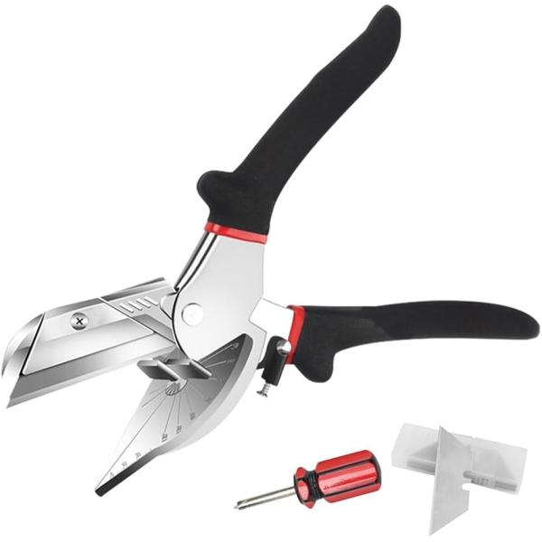 「初心者さんやプロの方まで」プラスチック製の棒材、薄手の木材まで鋭くカットができるカッターです。45度から135度まで角度調整が可能。DIYが趣味な方、初心者の方、業者様など幅広い方々に愛用されています。力が入れやすいグリップ形状になってお...