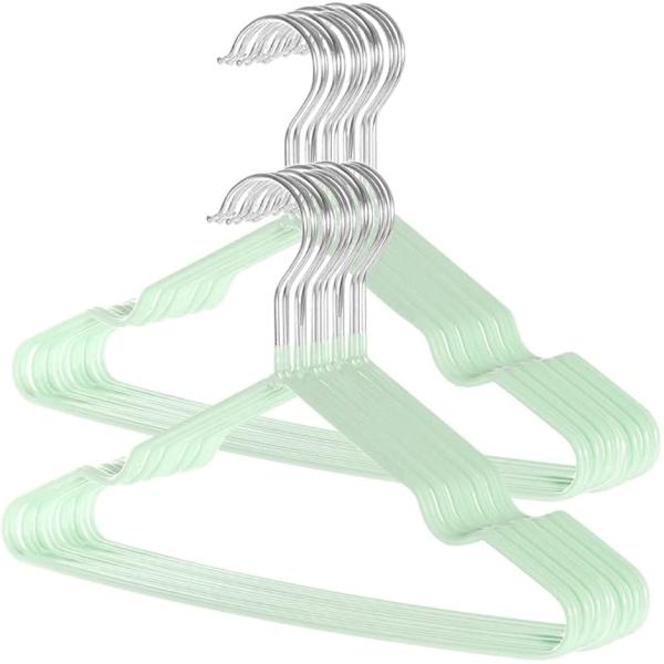 バリエーションコード : 2BJHKHIUP2「お子様の身長」60〜120cm程度まで「サイズ」30x18cm　厚み：0.3cm「本数」20本セット「特徴」表面の特殊なコーティング加工により、洋服が滑りにくい「材質」スチール（PPVコーティ...