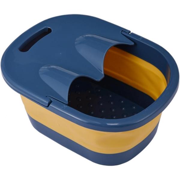 バリエーションコード : 2BJK11NGNJ「手軽にできる足湯バケツ」ご自宅で足湯を手軽にできる蓋つきのフットバスです。蓋がついていることで保温効果も高いです。「コンパクトに収納できます」折りたたむことができるのでコンパクトサイズで収納で...