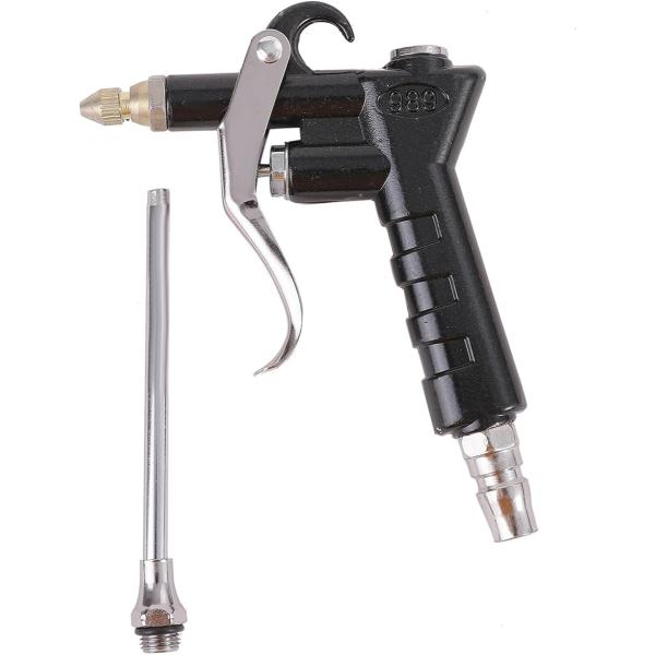 エアブローガンの本体とノズルは、耐久性に優れたアルミダイキャスト製です。長時間の使用でもノズルは折れず、ガンも変形しませんので、安心してご利用いただけます。また、アルミボディにはラバーグリップが採用され、握り心地が快適です。風の強力さと低い...