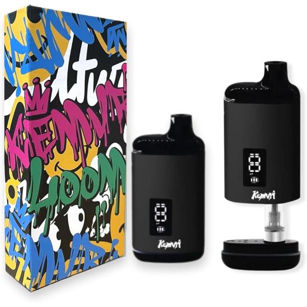 LOOM 510規格 ヴェポライザー カートリッジ全収納型 VAPE ステルスMOD バッテリー #01(#01 BLACK)