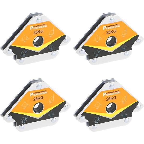 「強力な磁力＆二重構造」強力な磁力を備えたこの溶接マグネットセットは、溶接作業を効率的にサポートします。安定した保持力で、溶接部品の位置を確実に固定できます。二重亜鉛メッキパネル構造を採用し、長期間の使用に耐える耐久性を持っているので長くご...