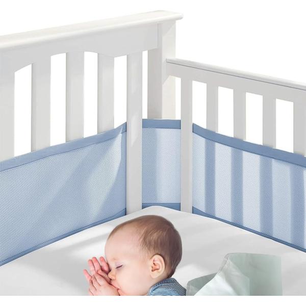 バリエーションコード : 2BU26Q0LLQ「安全と快適を両立設計」柔らかなポリエステル素材で作られたベッドガードは、赤ちゃんの手足や顔のケガを防ぎ、衝突時のクッション効果も発揮します。通気性に優れた3Dメッシュ構造により、窒息リスクを軽...