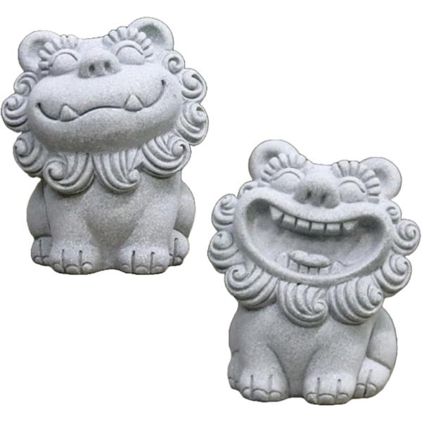 バリエーションコード : 2BU4O0RQXLシーサー風置物は、沖縄土産のシーサーをモチーフにした魔除け、厄除けオブジェ。オス、メスの一対を飾るだけで簡単風水。招福開運、ラッキーが訪れるかも。新年、引っ越し、開店、開業祝いのプレゼントにピッ...