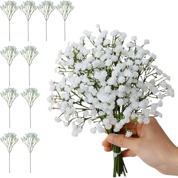 「本物のような繊細な造形」小さな花びら一つひとつが丁寧に作られたかすみ草の造花は、遠目から見れば本物と見間違うほど。細かなディテールまでこだわり、自然な風合いを再現しています。枯れる心配がないので、生花のように管理の手間がかからず、ずっと美...