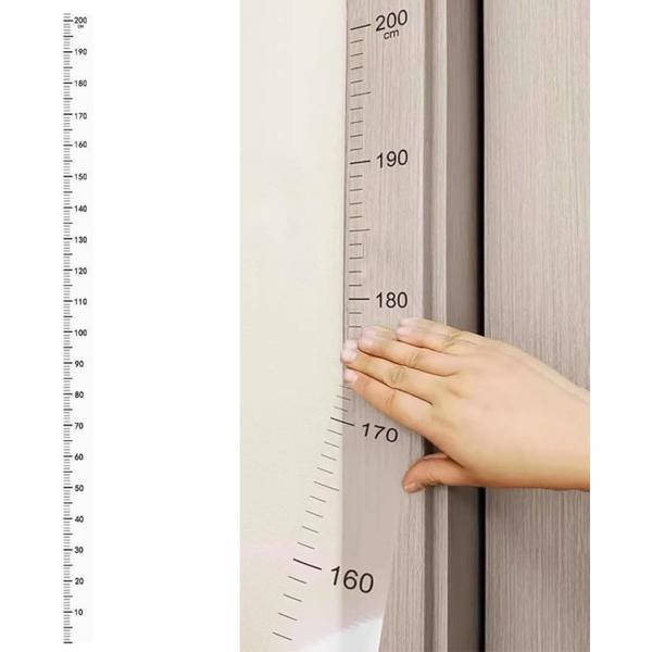 「簡単取り付け」NASSIA の身長計ウォールステッカーは、シールタイプで壁に直接貼るだけ。接続部の歪みを心配することなく、手軽に真っ直ぐ貼れます。これにより、時間を節約し、ストレスフリーな取り付けが可能です。＊凹凸のある表面や濡れた場所に...