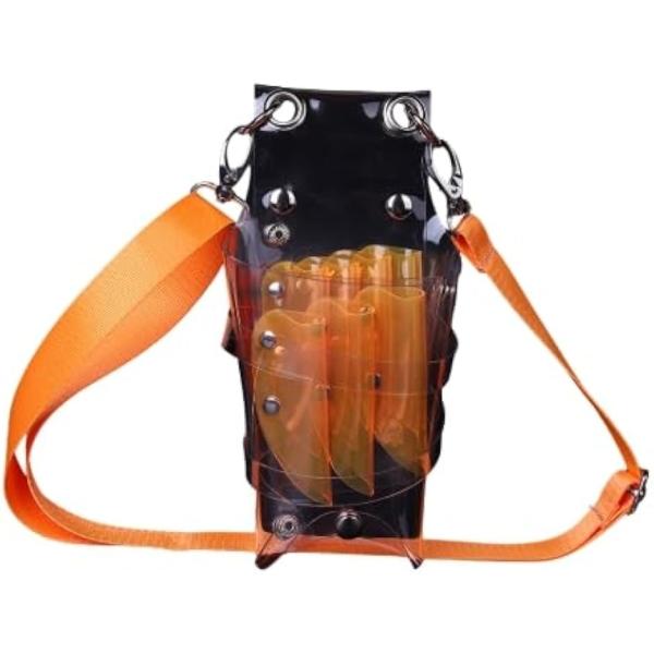 バリエーションコード : 2BRFJK4RPH美容師シザーケースクリアタイプで、サロン内の素早いツールアクセスを実現。透明シザーバッグとして7丁収納可能、軽量スケルトン設計が肩掛け腰掛け両対応で動きやすい。忙しいカットタイムにハサミの視認性...