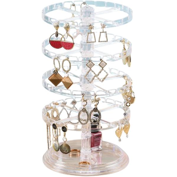 バリエーションコード : 2BUO0U3S8D360度回転するアクセサリースタンド見やすくキレイにしまえるアクセサリースタンド玄関、ドレッサー、リビングなどどこにでも馴染むスタイル