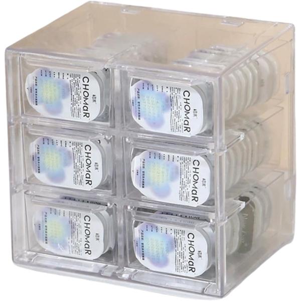 バリエーションコード : 2BURSFHS54「大容量＆多様な仕切りで整理上手に」豊富な仕切りにより、度数違いやカラコン・サブ用途ごとに分けて収納できます。プロ仕様の分類設計で、細かい小物やネイル用品などにも応用可能。毎日の取り出しがスムー...