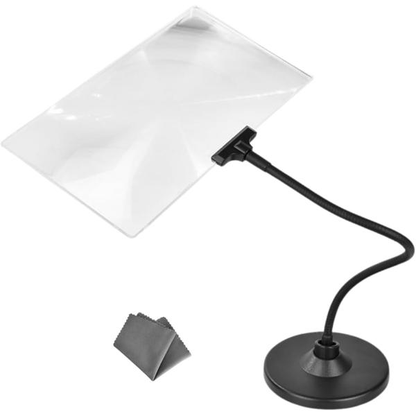 「高精細な拡大表示」4倍の拡大率で、細かい文字や部品もくっきり見えるレンズを採用しています。新聞や書籍の読書、手芸、精密作業や検品など、目の負担を軽減しながら効率良く作業が行えます。「大型スクエアレンズ」252x145mmの長方形レンズは、...