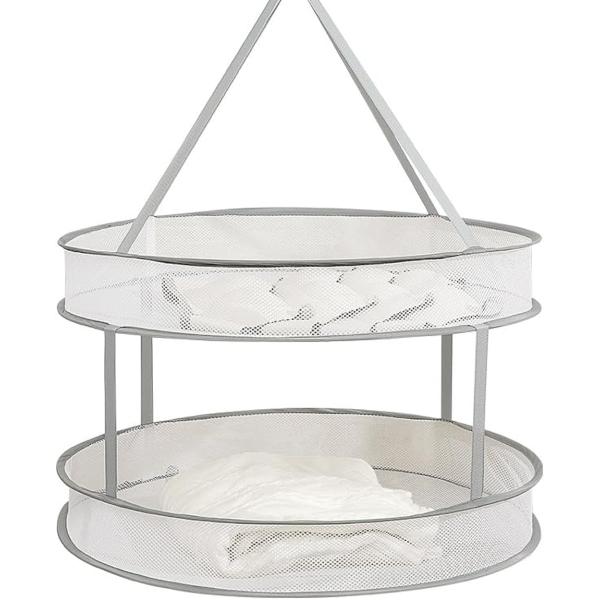 バリエーションコード : 2BUW2SNKX9商品仕様 サイズ：2段　(約45cmx約810cm)　1段（約45cmx8cm）　折りたたみ時　直径　約20cm、厚み2cm 素材：ポリエステル（メッシュ部分）、鉄（フレーム部分）、プラスチック...