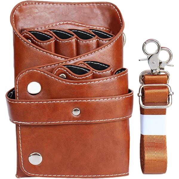 バリエーションコード : 2BUXLDCN1D「デザインと機能性のバランスを追求」スタイリッシュなデザインと、スタイリストの実用性を重視して創作したシザーケースです。材質は高級感があり、軽量で耐久性に優れたPUレザー製です。シザー6丁収納、...