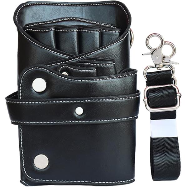 バリエーションコード : 2BUXLDCN1D「デザインと機能性のバランスを追求」スタイリッシュなデザインと、スタイリストの実用性を重視して創作したシザーケースです。材質は高級感があり、軽量で耐久性に優れたPUレザー製です。シザー6丁収納、...