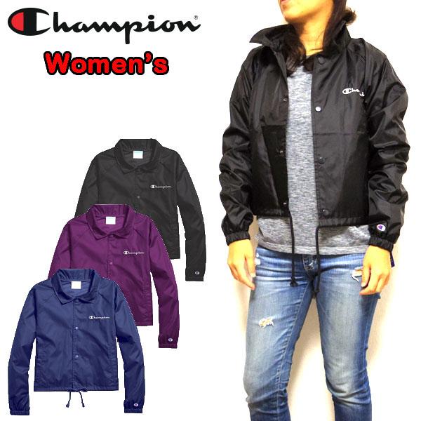 チャンピオン ジャケット レディース コーチ Champion Usa Heritage Coaches Jacket J0334 Chw 005 Reason 通販 Yahoo ショッピング