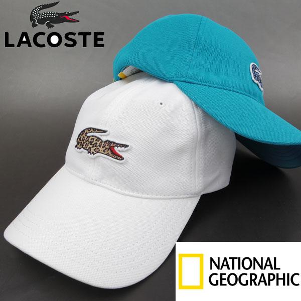 ラコステ キャップ 帽子 メンズ ナショジオ LACOSTE RK6381 Pique Cap