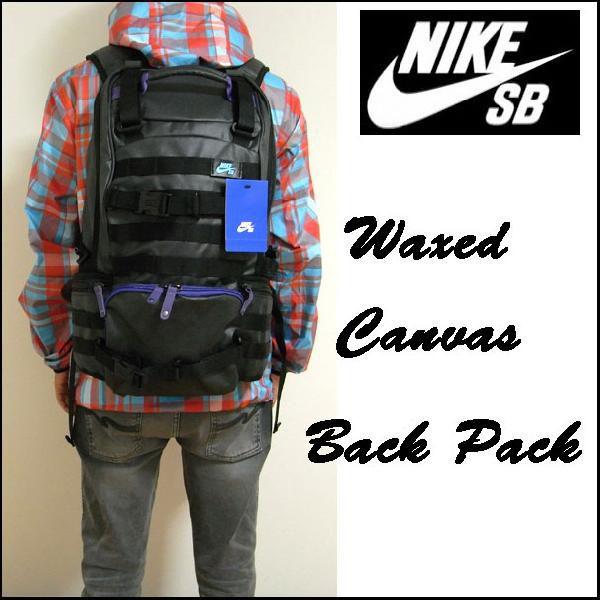 Nike Sb ナイキ エスビー Waxed Canvas Back Pack ブラック キャンバス バックパック リュックサック デイパック Ba4138 054 Nk 052 Reason 通販 Yahoo ショッピング