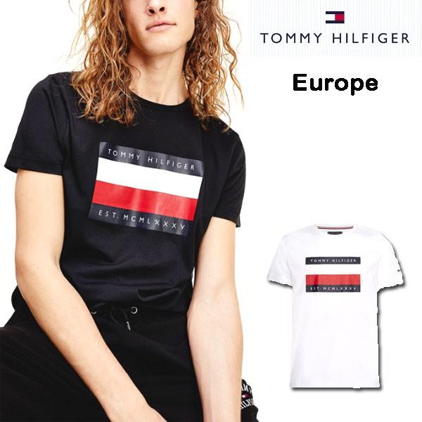 トミーヒルフィガー Tシャツ メンズ Tommy Hilfiger Corp Stripe Box Tee ヨーロッパ Thm 016 Reason 通販 Yahoo ショッピング