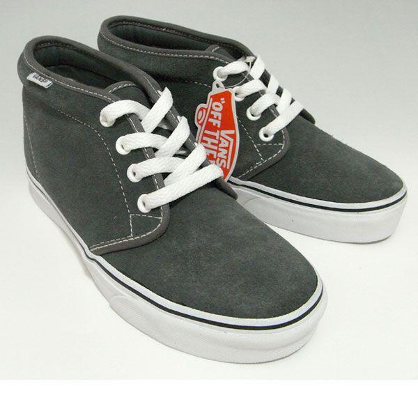 VANS/バンズ/レディースサイズ/チャッカブーツ/スエード スニーカー/CHUKKA BOOT SUEDE "PEWTER/WHITE