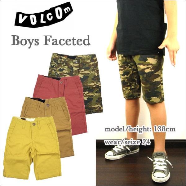 VOLCOM ボルコム ハーフパンツ キッズ ジュニア FACETED SHORT VOLCOM ボルコム ハーフパンツ キッズ ジュニア FACETED SHORT