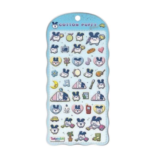 【正規品】 たまごっち コットンパフィーシール まめっち みみっち くちぱっち コットンパフィー たまごっち みみっち シール ぷっくり 立体 ふわふわ
