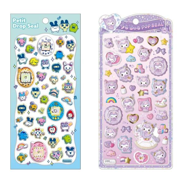 クロミ × たまごっち シール 2点セット ぷっくり 立体 サンリオ