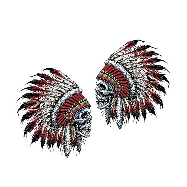 インディアンスカル 左右セットステッカー 髑髏 骸骨 お洒落 シール 車 バイク 家電 カスタム ドレスアップ Ns Rebias Yahoo 店 通販 Yahoo ショッピング