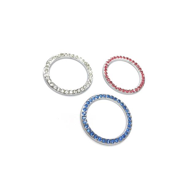 ライン ストーン リング エンブレム ステッカー カスタム パーツ カー用品 line stone VIP RING