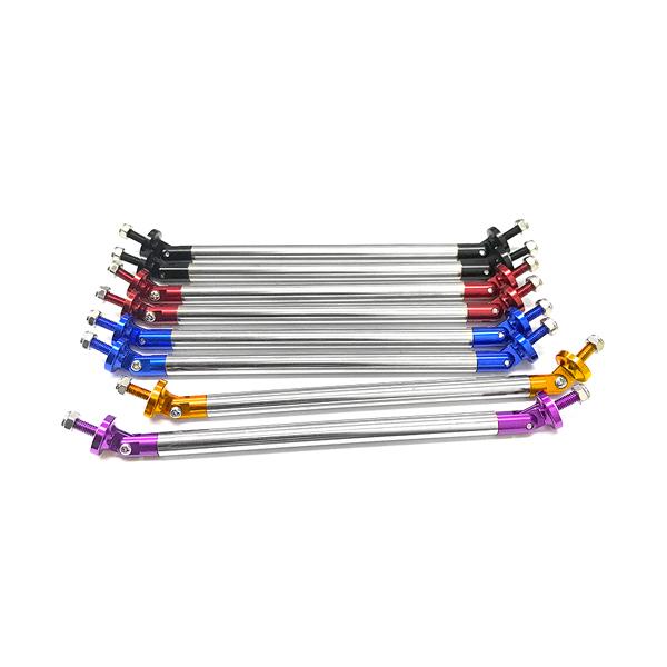 コネクションロッド 200mm 2本セット エアロ バンパー GTウイング ディフューザー 固定 外装