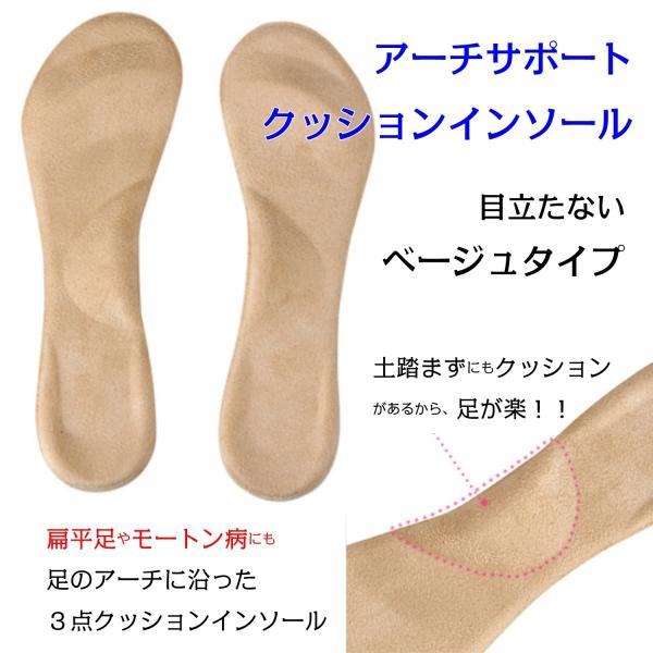 アーチサポート インソール ぷにぷに 中敷 クッション 柔らかい 扁平足 モートン病 Mag Insobe Natural Brilliant 通販 Yahoo ショッピング