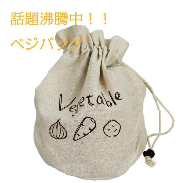 2個以上送料無料 ベジバッグ キッチン 野菜 保存 保管 袋 巾着タイプ Vegie ストック ストッカー 麻 にんじん 鮮度 根菜 Say Org Natural Brilliant 通販 Yahoo ショッピング