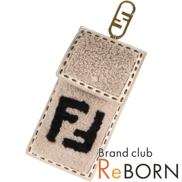 FENDI 〔未使用品〕フェンディ FFロゴ ファー フォンポケット FENDI 〔未使用品〕フェンディ FFロゴ ファー フォンポケット