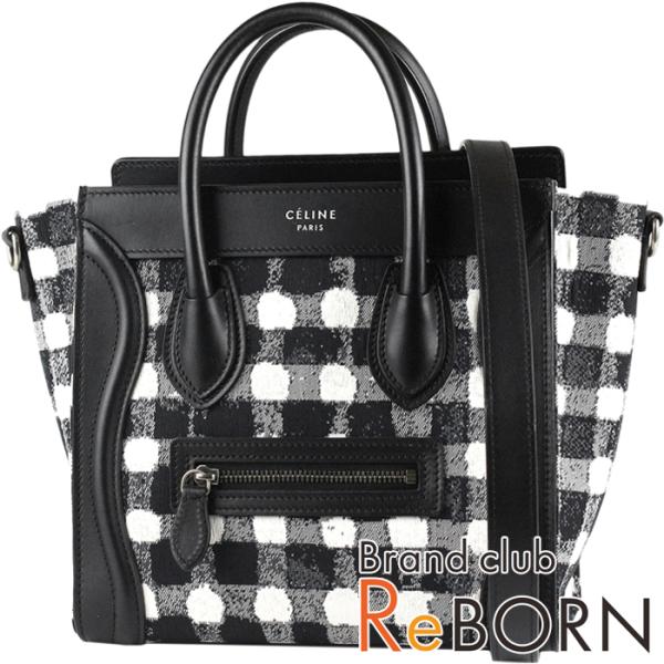 CELINE 〔良品〕CELINE/セリーヌ ラゲージ ナノショッパー(2WAY CELINE 〔良品〕CELINE/セリーヌ ラゲージ ナノショッパー(2WAY