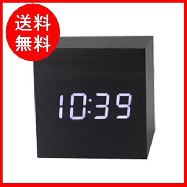 木目調置時計 オシャレ インテリア 温度計付き Usb電源 デジタル時計 全４色 ブラック ホワイト ダークブラウン ライトブラウン 送料無料 Buyee Buyee 日本の通販商品 オークションの代理入札 代理購入