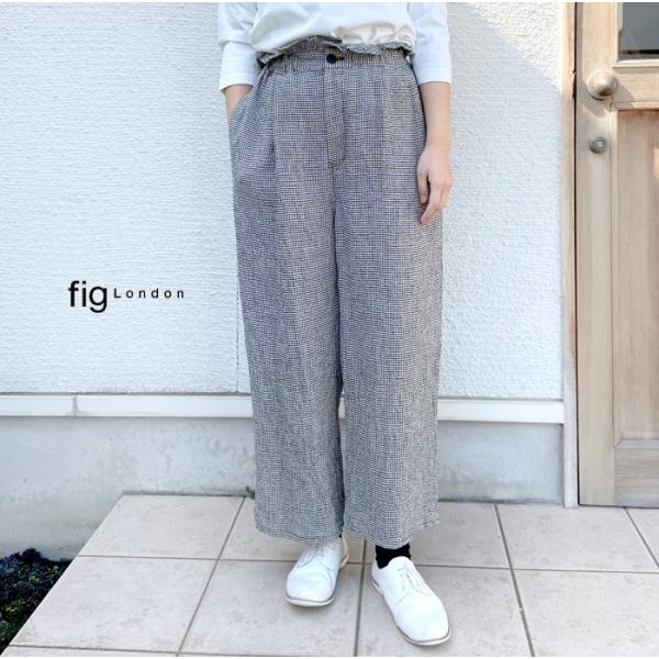 春夏 Fig London フィグロンドン シルク リネンパンツ 70 01 Op004 1