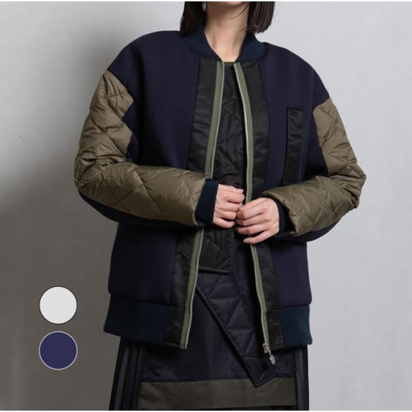 MARECHAL TERRE（マルシャルテル） ダンボールニット×ダウンブルゾン