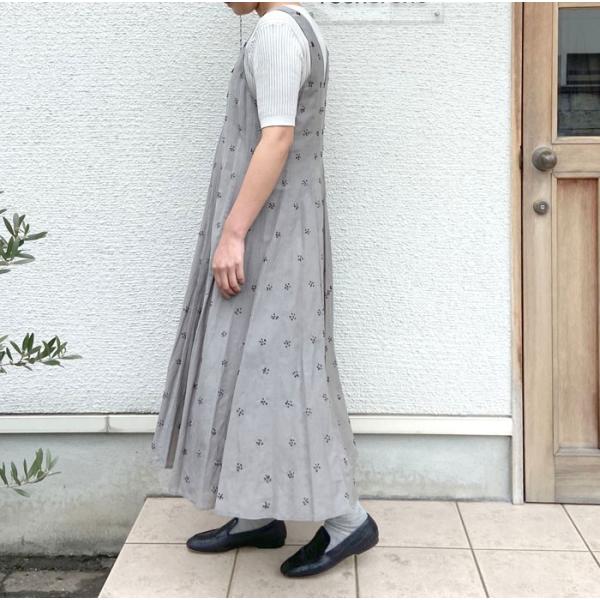 春夏 Yuni ユニ 17 01 Op 001 1 爆買い新作 インド小花刺繍マーメイドワンピース