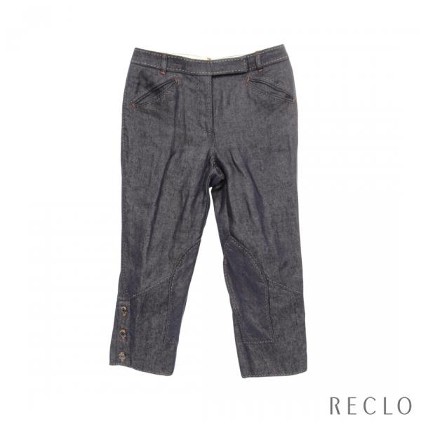 HERMES（エルメス） HERMES CIRQUE MOLIER セリエボタン デニムパンツ