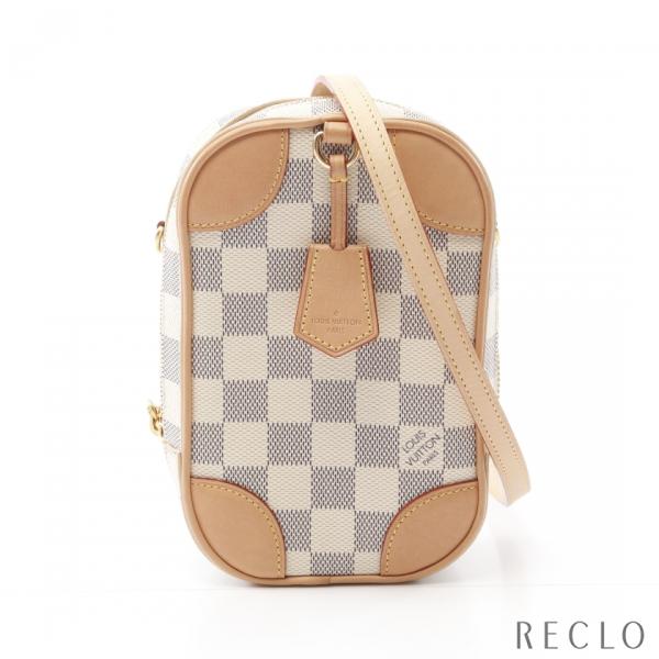 ルイ・ヴィトン LOUIS VUITTON ネオカピー ショルダーバッグ バッグ PVCコーティングキャンバス レザー ダミエ・アズール レディース ホワイト系 N60360 【中古】 LOUIS VUITTON（ルイ・ヴィトン） ネオカピー ダミエアズール