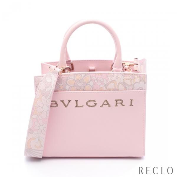 BVLGARI（ブルガリ） ブルガリロゴ ハンドバッグ トートバッグ 花柄
