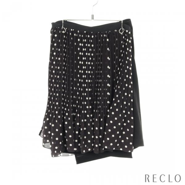 ジュンヤワタナベコムデギャルソン JUNYA WATANABE COMME des GARCONS プリーツ スカート 衣料品 ボトムス ウール ポリエステル レディース ブラック系 / ホワイト系 JB-S071 【中古】 ジュンヤワタナベコムデギャルソン JUNYA WATANABE COMME des GARCONS