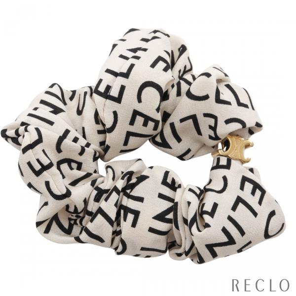 【美品】CELINE シュシュ　セリーヌ CELINE ヘアアクセサリー シュシュ