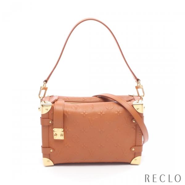 ルイ・ヴィトン LOUIS VUITTON サイドトランクPM モノグラム タン ハンドバッグ バッグ レザー カーフ レディース ブラウン系 M21741 【中古】 LOUIS VUITTON（ルイ・ヴィトン） サイドトランクPM モノグラム タン